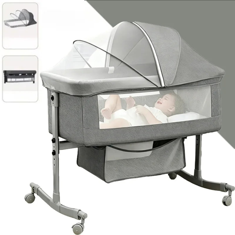 Lit bébé 3-en-1 évolutif Doux Sommeil Bébé - vue d'ensemble