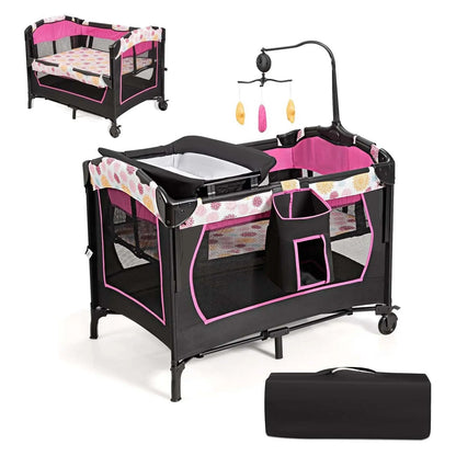 Lit de voyage 4-en-1 pliable - vue d'ensemble
