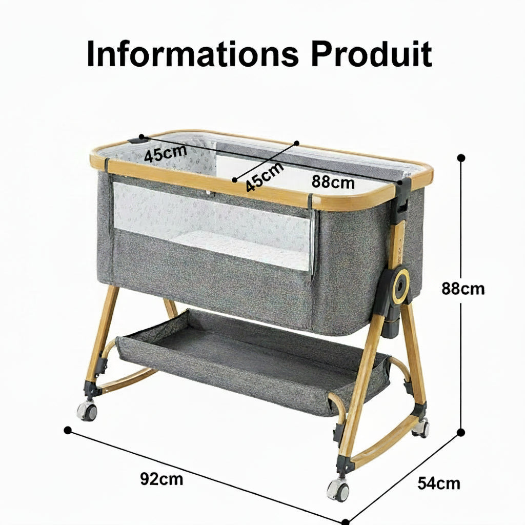 Lit cododo pliable - structure aluminium renforcée