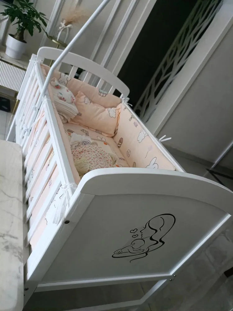Cuna de madera evolutiva — Se transforma en cama infantil