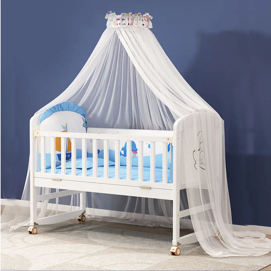Lit bébé bois Doux Sommeil Bébé - parure de lit incluse