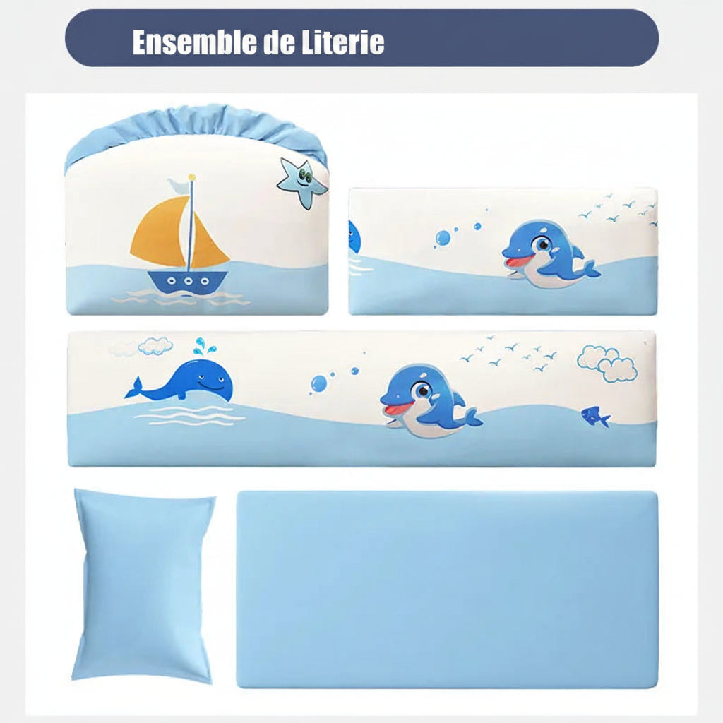 Cuna de madera evolutiva — Se transforma en cama infantil