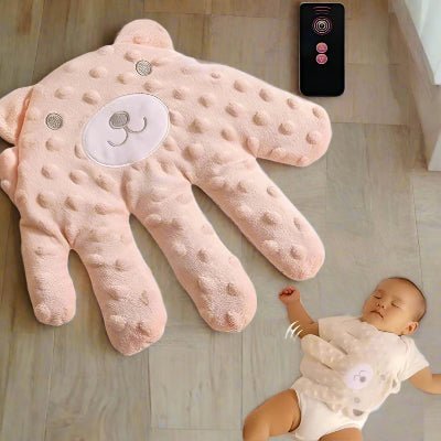 Oreiller Bébé - CalmHand™ - Ours Rose - Bébé N'chira